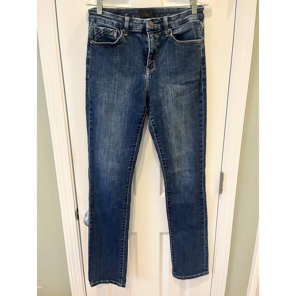 Buckle Black Jeans Women 29x34 Fit No. 93 Straight Blue Distressed Stretch Denim